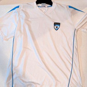 Argentina 2006 FIFA World Cup Germany Soccer Football White Jersey Men's Large